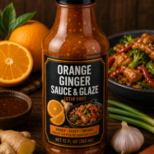 Orange Ginger Sauce & Glaze (stir fry)