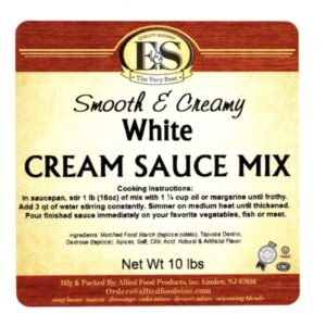 White Cream Sauce Mix (Parve)