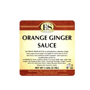 Orange Ginger Sauce & Glaze (stir fry)